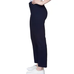 Alfred Dunner Classic Allure Fit Proportioned Pant with Elastic Comfort Waistband, Petite