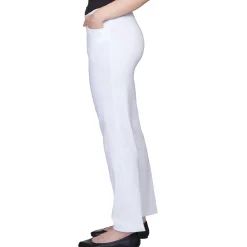 Alfred Dunner Classic Allure Fit Proportioned Pant with Elastic Comfort Waistband Short Length, Petite