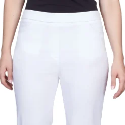 Alfred Dunner Classic Allure Fit Proportioned Pant with Elastic Comfort Waistband Short Length, Petite