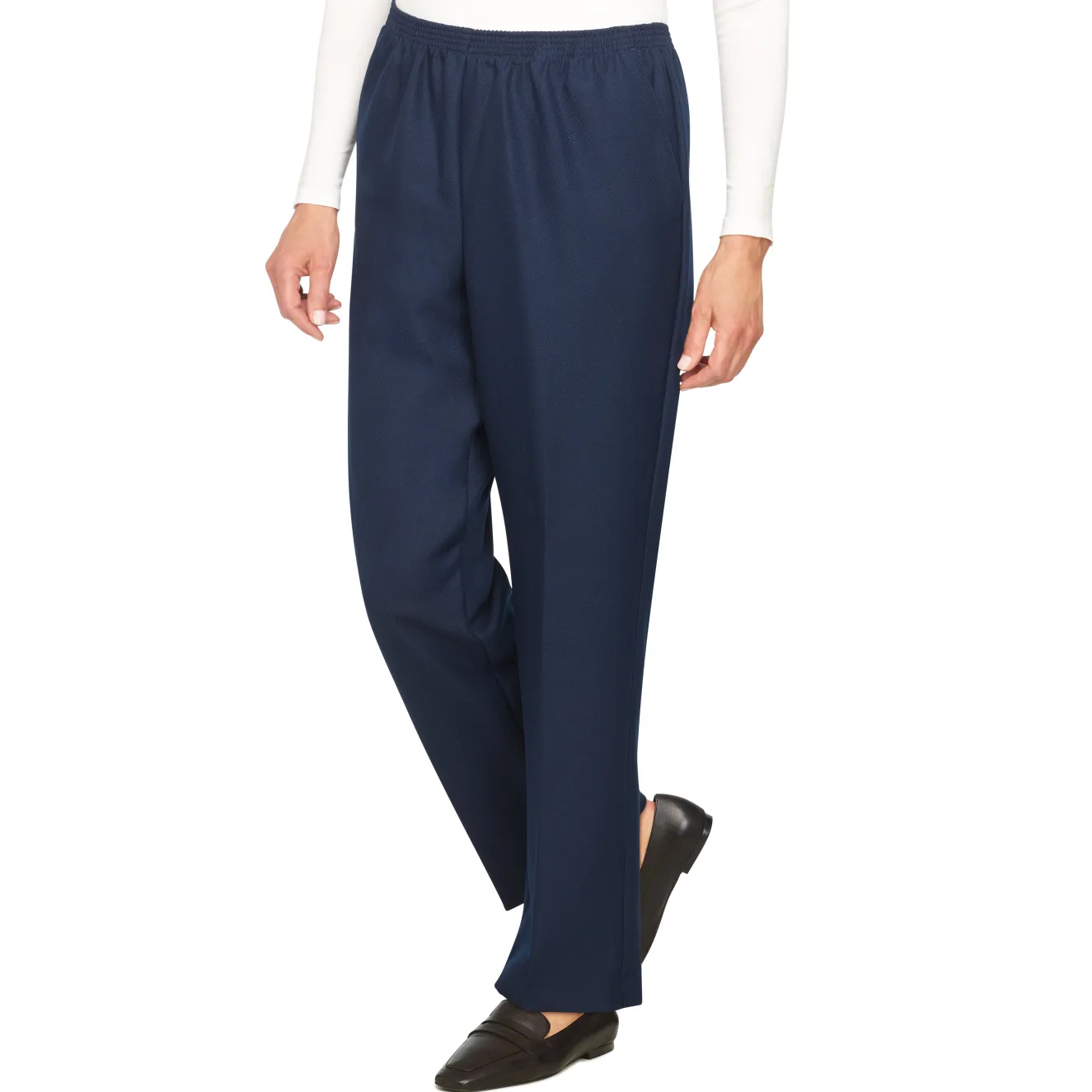 Alfred Dunner Classic Proportioned Pant Average Length, Petite