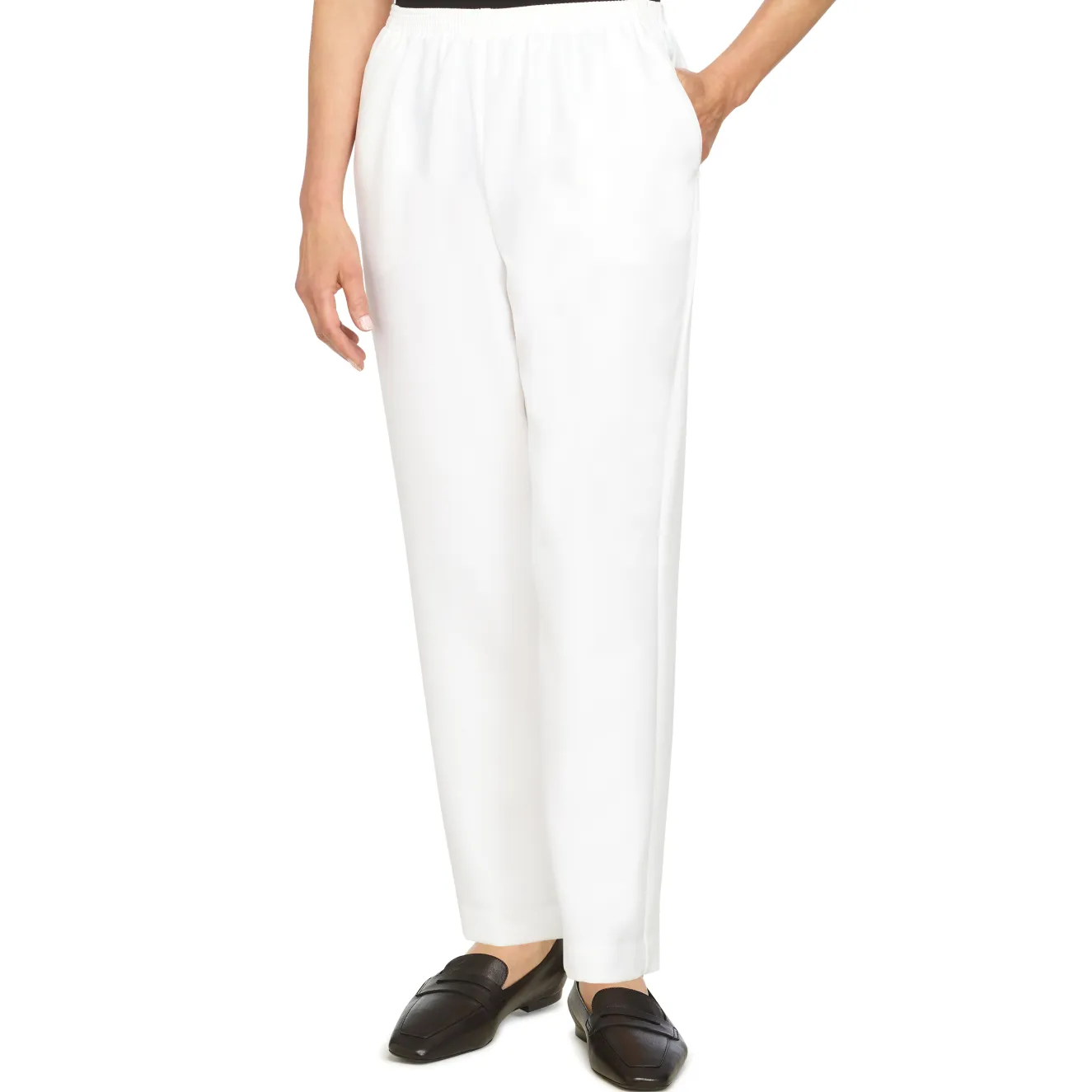 Alfred Dunner Classic Proportioned Pant Average Length, Petite