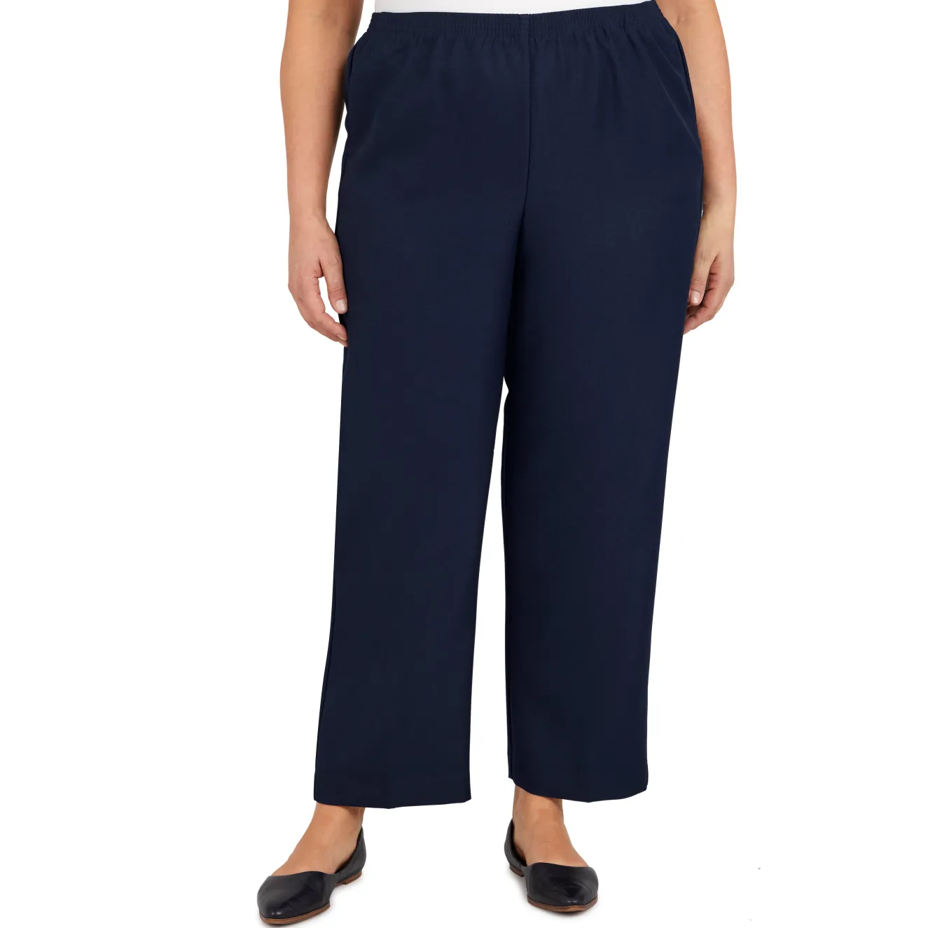 Alfred Dunner Classic Proportioned Pant Short Length, Plus