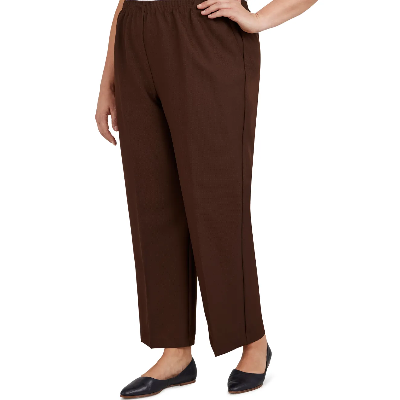 Alfred Dunner Classic Proportioned Pant Short Length, Plus
