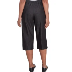 Alfred Dunner Relaxed Fit Denim Capri
