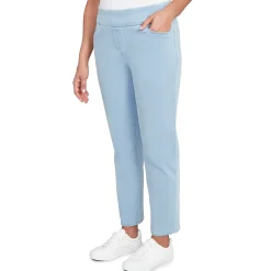 Alfred Dunner Super Stretch Mid-Rise Average Length Pant