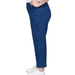 Alfred Dunner Super Stretch Mid-Rise Average Length Pant, Plus