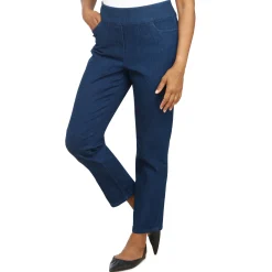 Alfred Dunner Super Stretch Mid-Rise Short Length Pant