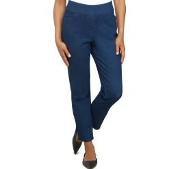 Alfred Dunner Super Stretch Mid-Rise Short Length Pant