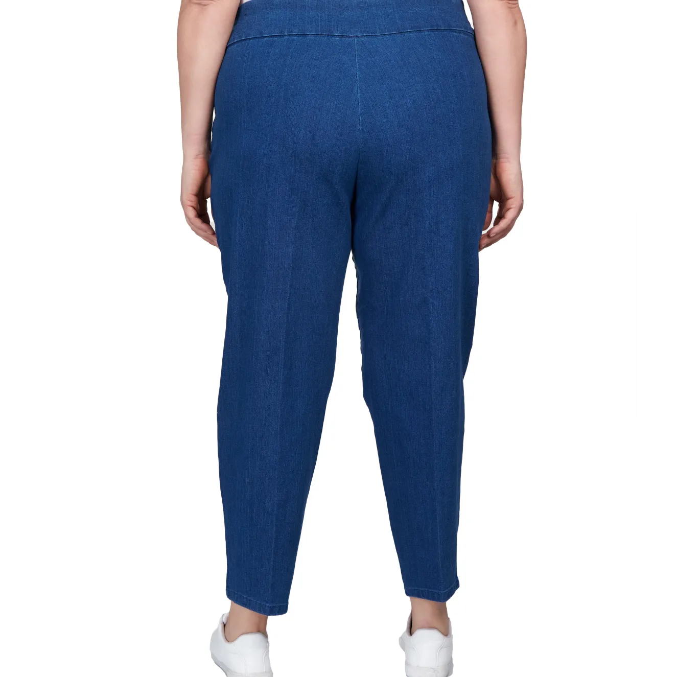 Alfred Dunner Super Stretch Mid-Rise Short Length Pant, Plus