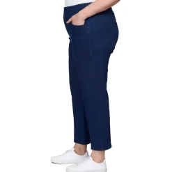 Alfred Dunner Super Stretch Mid-Rise Short Length Pant, Plus