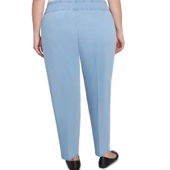 Alfred Dunner Super Stretch Mid-Rise Short Length Pant, Plus