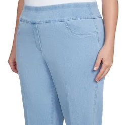Alfred Dunner Super Stretch Mid-Rise Short Length Pant, Plus