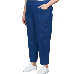 Alfred Dunner Super Stretch Mid-Rise Short Length Pant, Plus