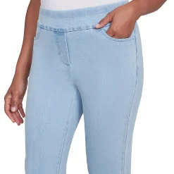 Alfred Dunner Super Stretch Mid-Rise Short Length Pant, Petite