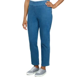 Alfred Dunner Super Stretch Mid-Rise Short Length Pant, Petite