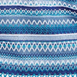 Alfred Dunner Textured Stripe Knit Top with Necklace - Blue