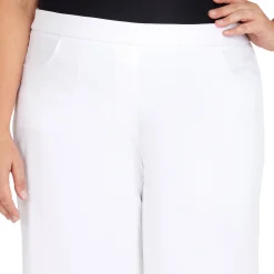 Alfred Dunner Women's Allure Stretch Clamdigger Pant - Plus