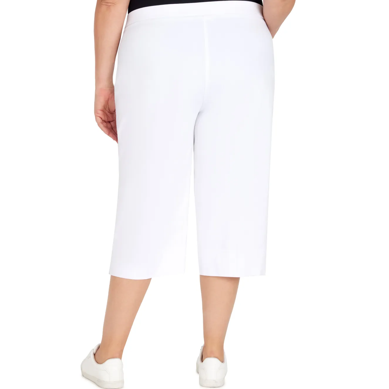 Alfred Dunner Women's Allure Stretch Clamdigger Pant - Plus