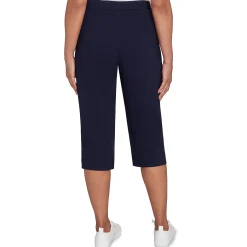 Alfred Dunner Women's Allure Stretch Clamdigger Pant