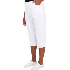 Alfred Dunner Women's Allure Stretch Clamdigger Pant