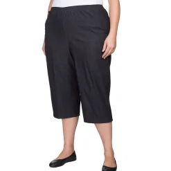 Alfred Dunner Women's Relaxed Fit Denim Capri - Plus