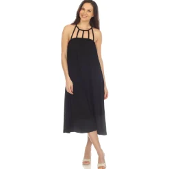 Braided Strap Midi Dress