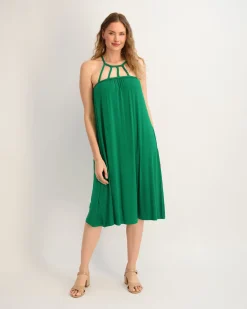 Braided Strap Midi Dress
