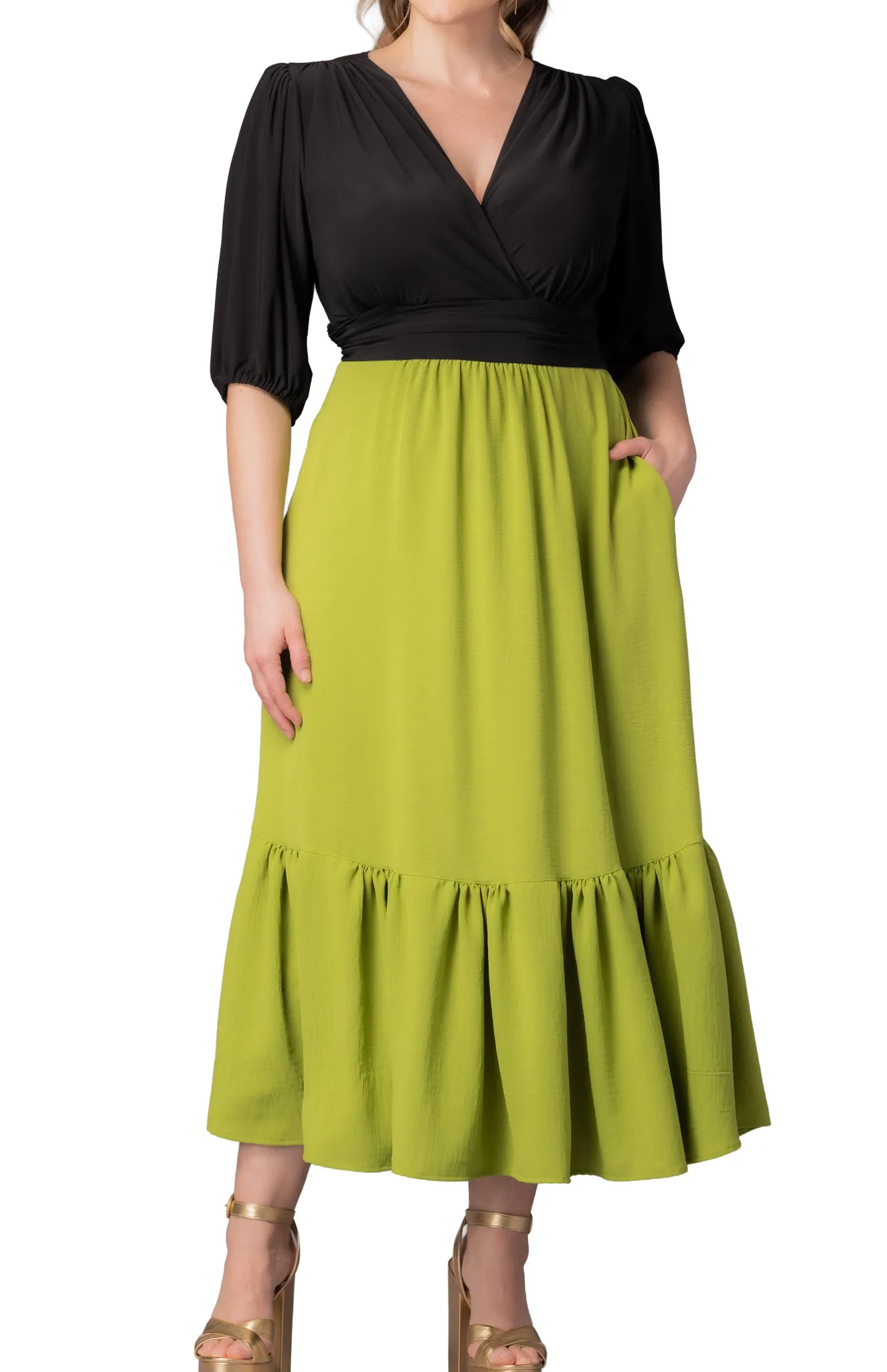 Danica Maxi Dress- Limelight -Plus