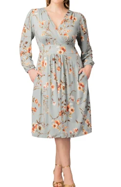 Diana Long Sleeve Dress- Spring Meadow -Plus
