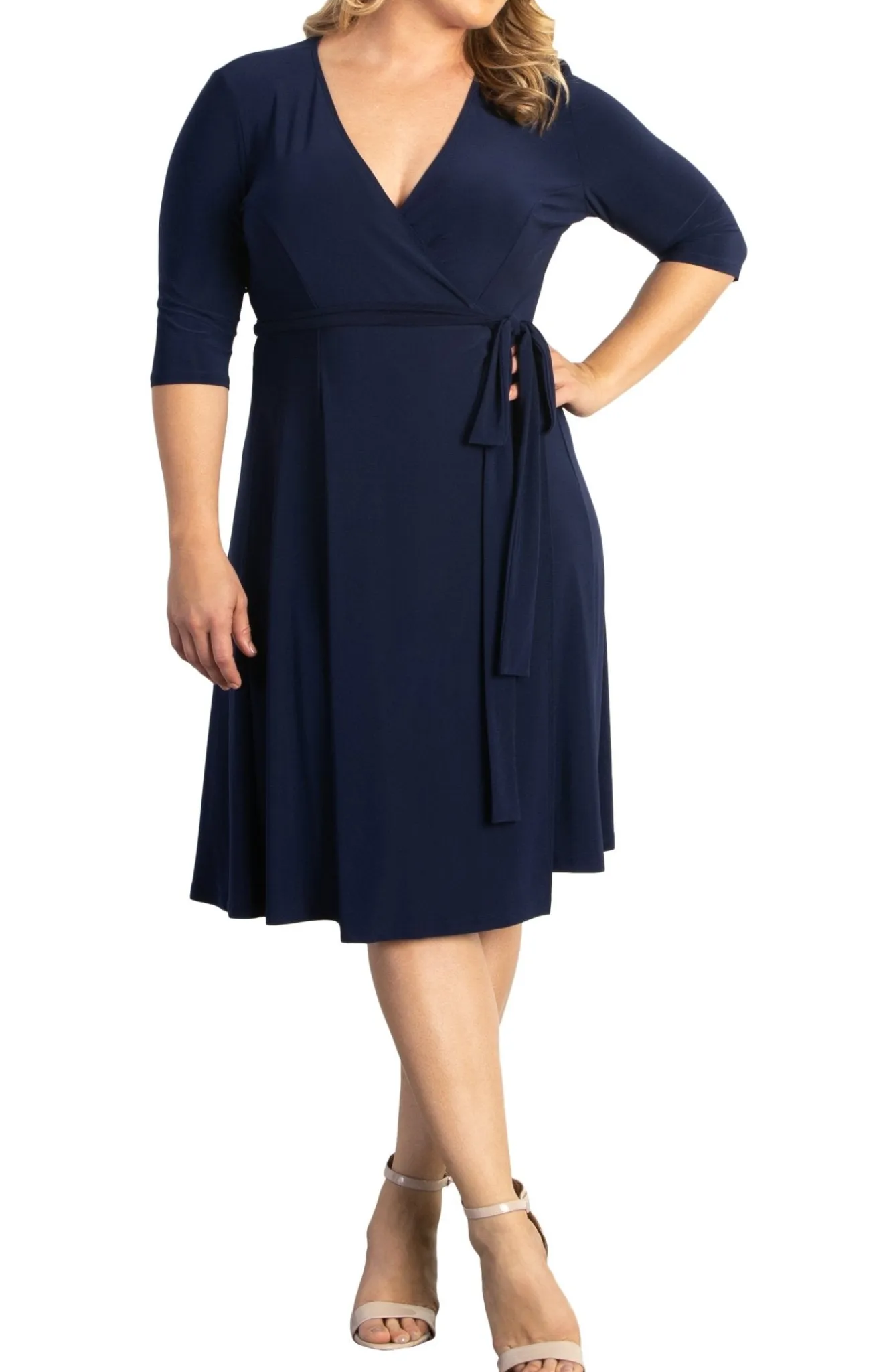 Essential Wrap Dress - Plus