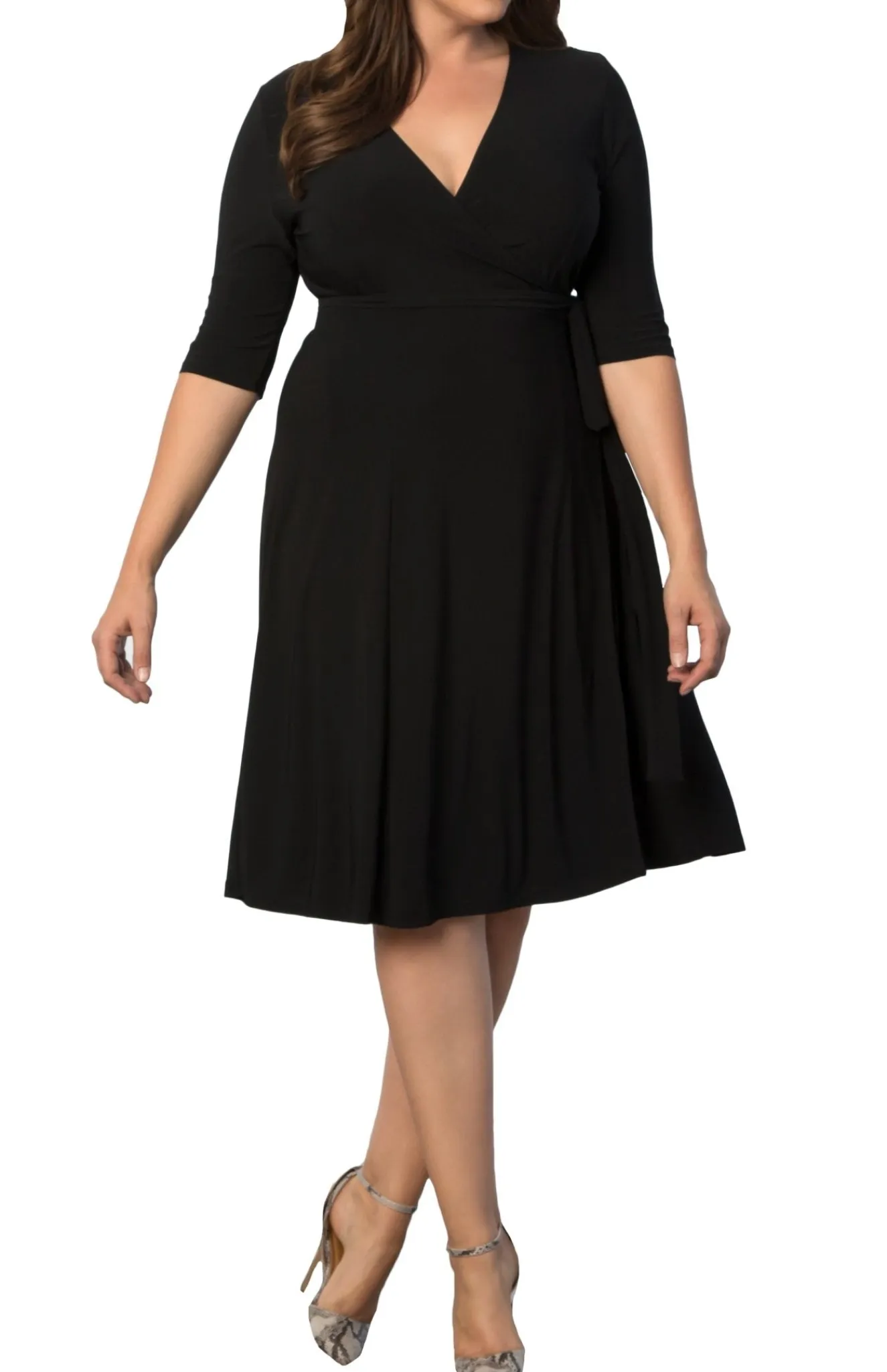 Essential Wrap Dress - Plus