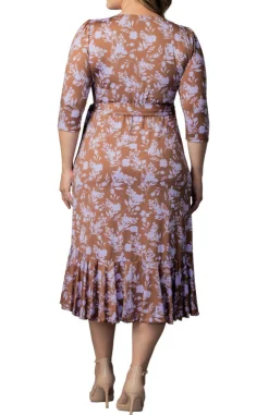 Flirty Flounce Wrap Dress - Plus