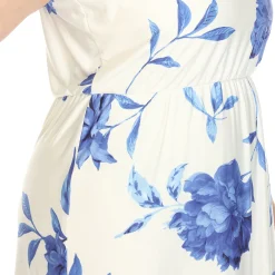 Floral Strap Maxi Dress - Plus