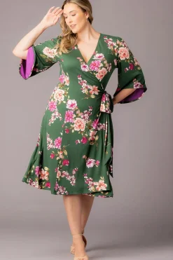 Gemini Wrap Dress - Plus