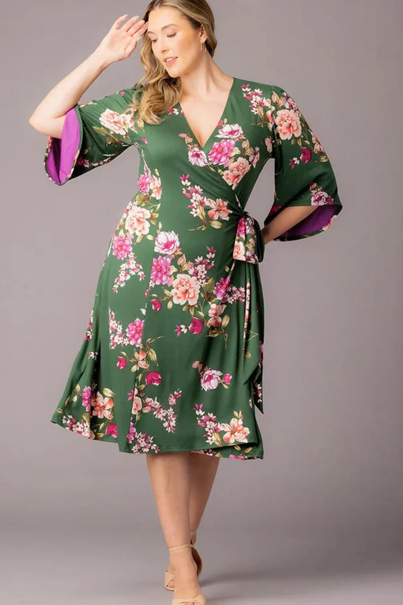 Gemini Wrap Dress - Plus