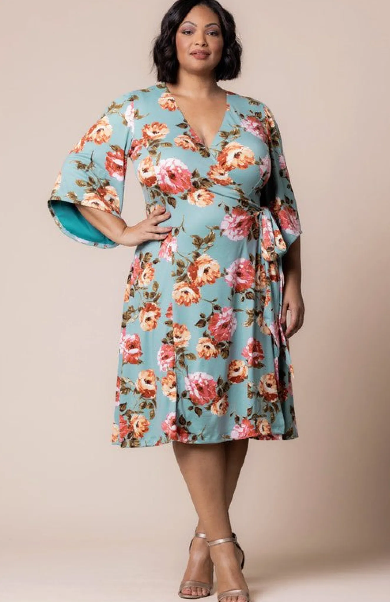 Gemini Wrap Dress - Plus