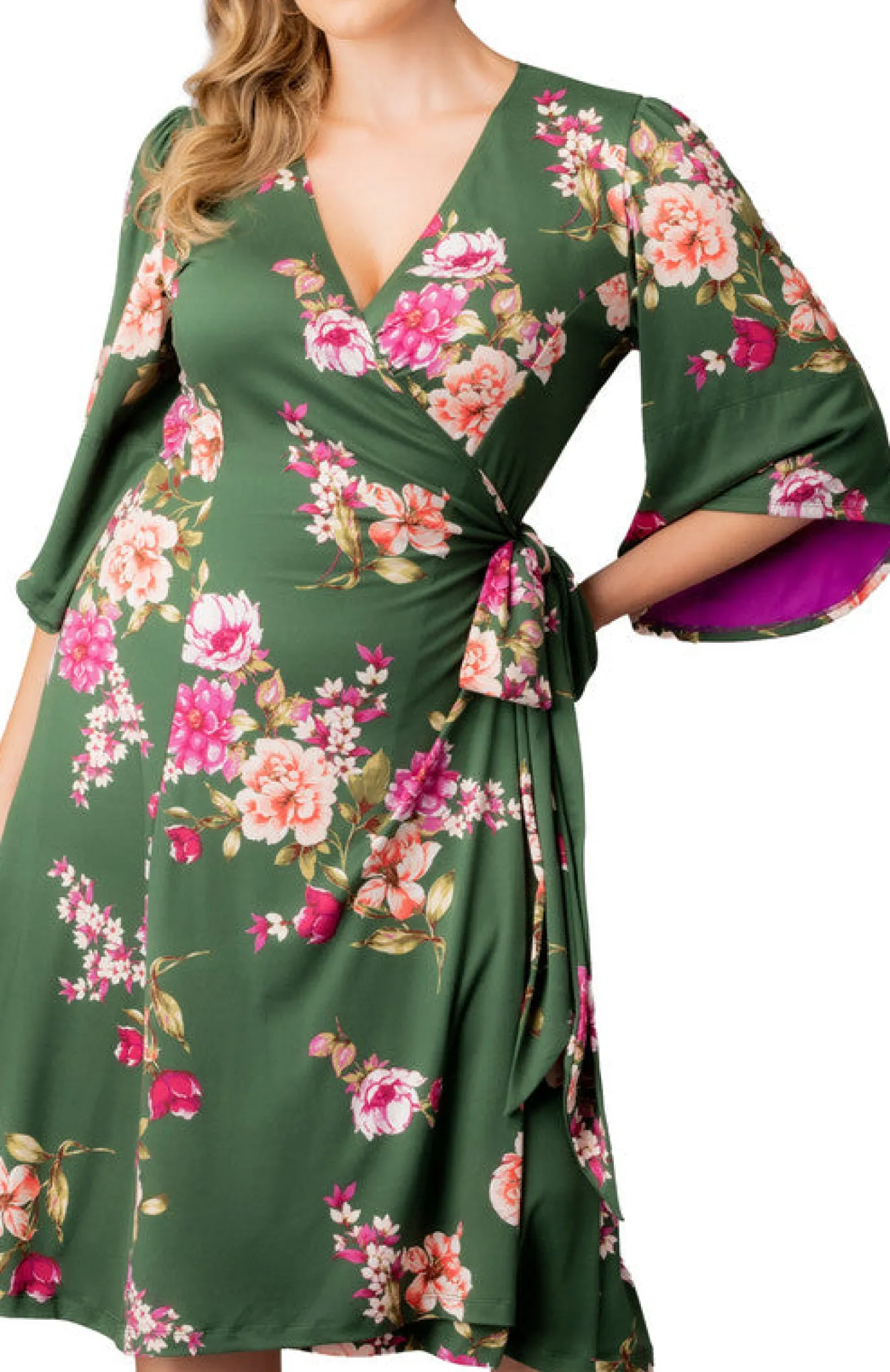 Gemini Wrap Dress - Plus