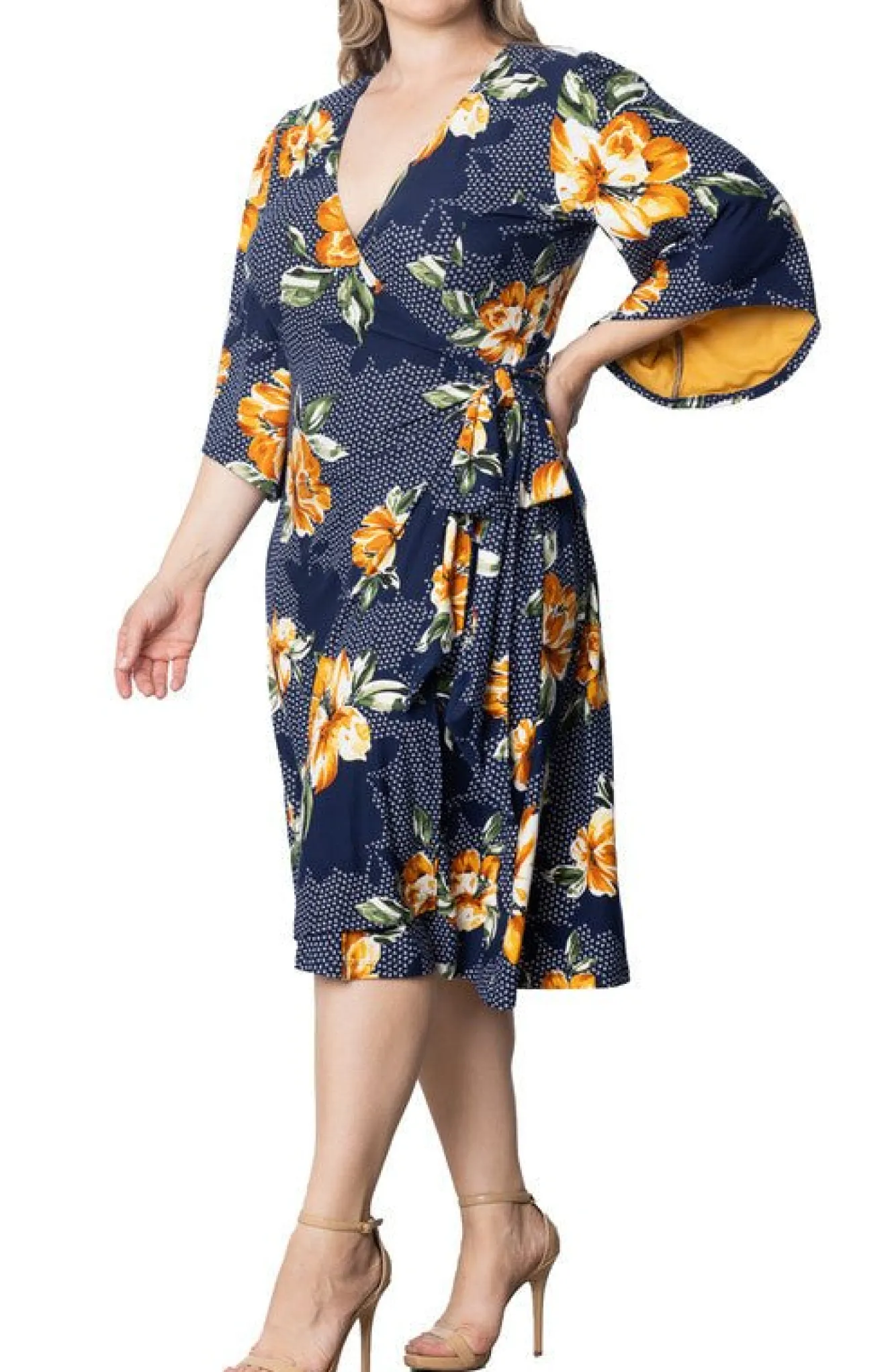 Gemini Wrap Dress - Plus