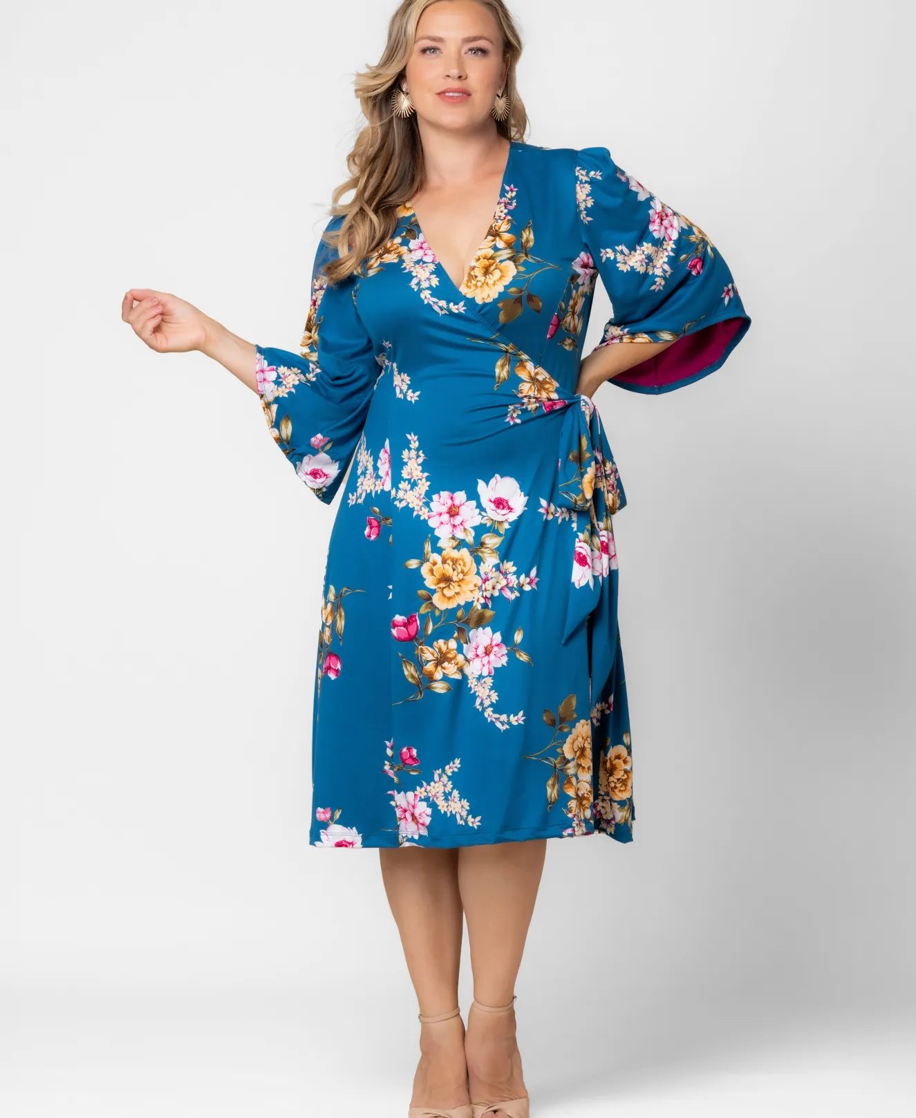 Gemini Wrap Dress - Plus