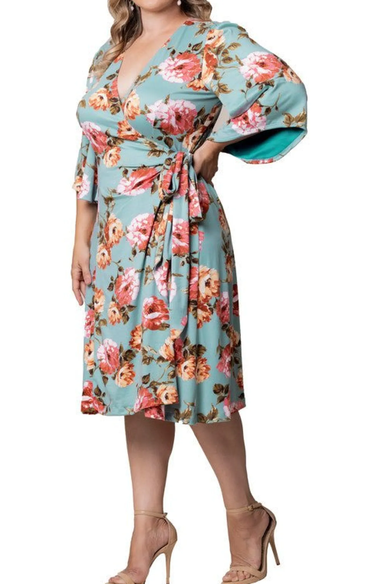Gemini Wrap Dress - Plus