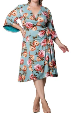 Gemini Wrap Dress - Plus