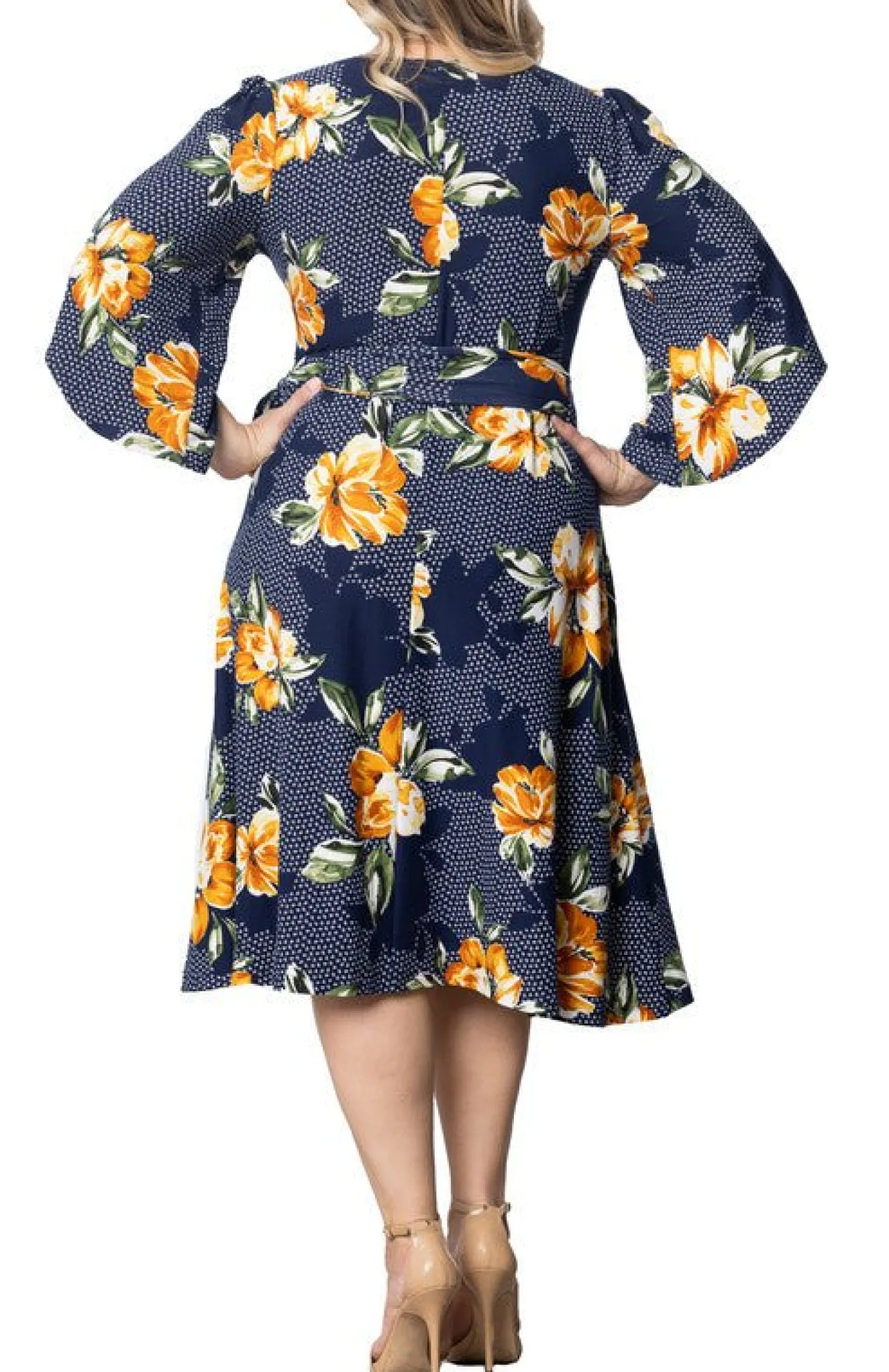 Gemini Wrap Dress - Plus