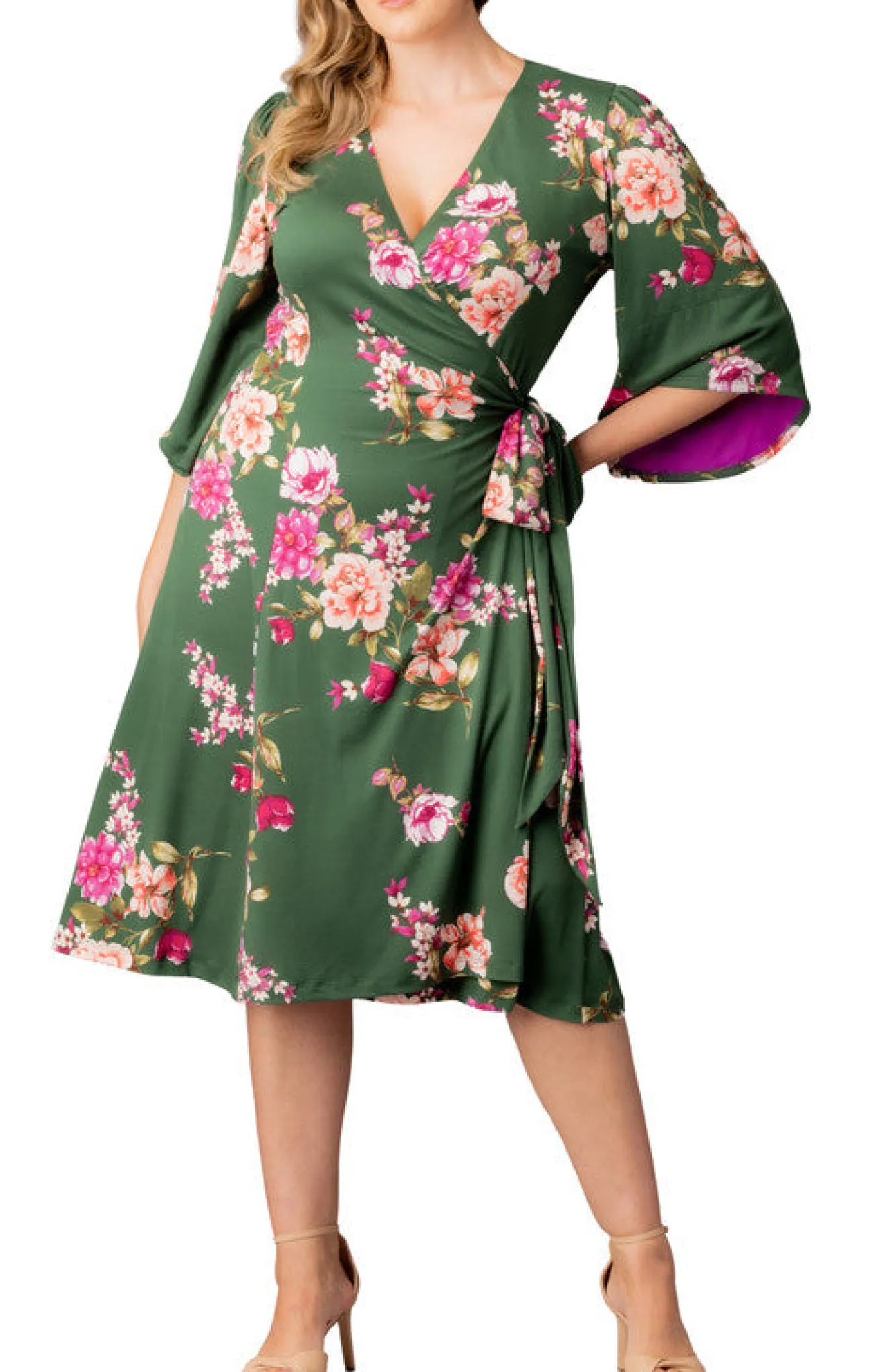 Gemini Wrap Dress - Plus