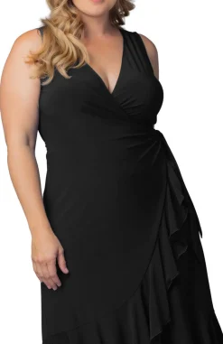 Laguna Sleeveless Wrap Dress - Plus