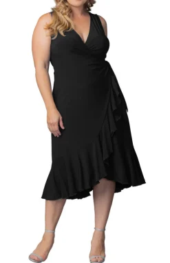 Laguna Sleeveless Wrap Dress - Plus