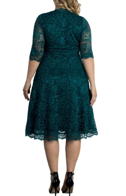 Mademoiselle Lace Cocktail Dress - Plus