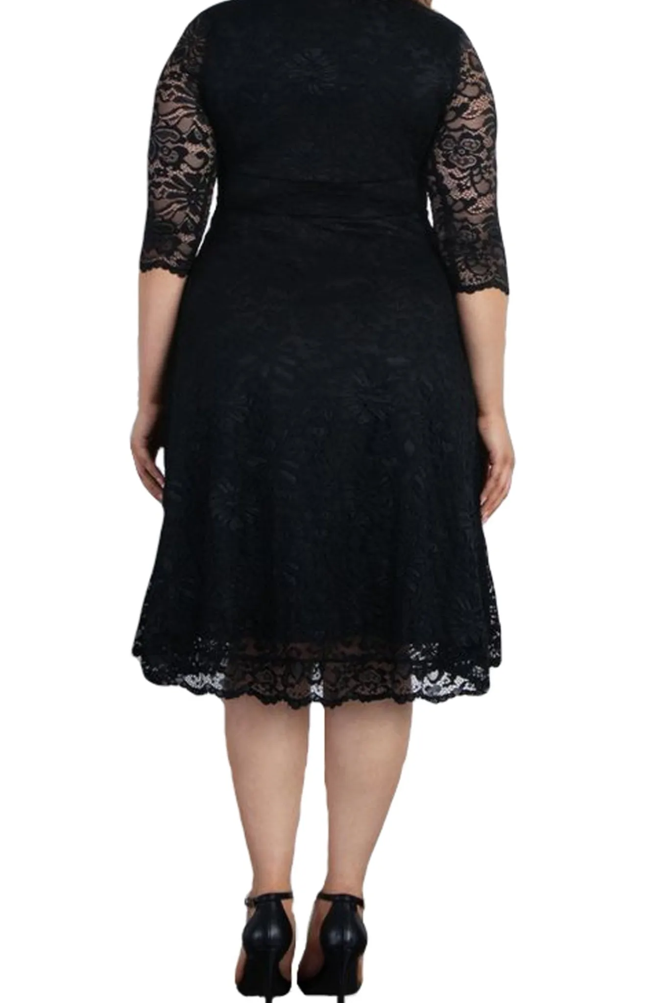 Mademoiselle Lace Cocktail Dress - Plus