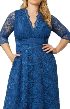 Maria Lace Evening Gown - Plus