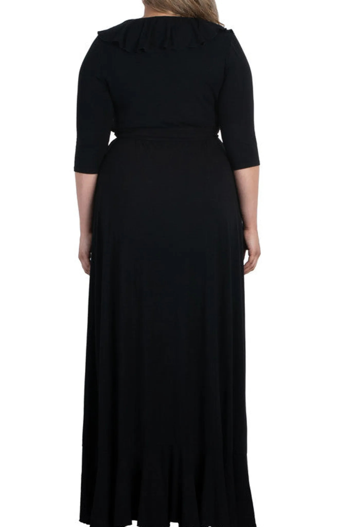 Maritime Maxi Dress - Black Noir - Plus
