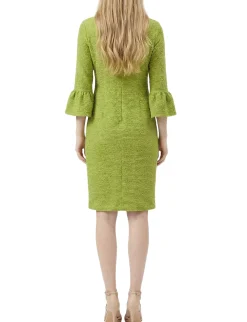 NY Collection 3/4 Sleeve Pearl Detail Dress